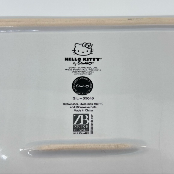 Sanrio Hello Kitty Valentine’s Love Hearts Rectangular Ceramic Baker - Picture 7 of 8